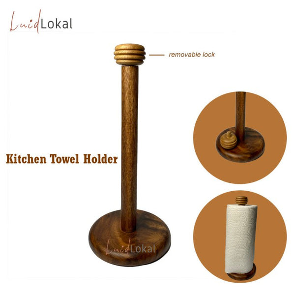 LSK Double Mounting Rod Design Hanging Paper Towel Holder